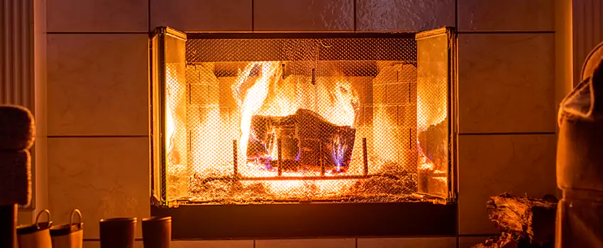 Mendota Hearth Landscape Fireplace Installation in Jacksonville, Arkansas
