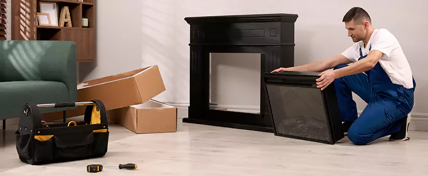 Old Rusted Metal Fireplace Repair And Replacement in Jacksonville, AR